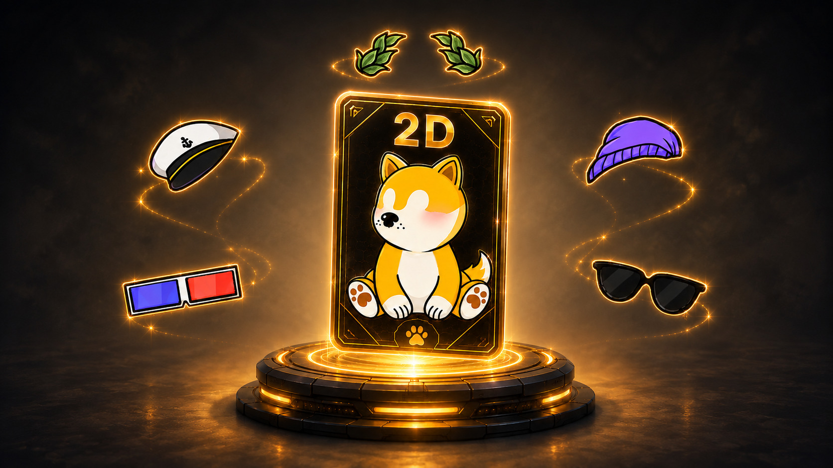 2D Dream Pet collection with randomized attributes